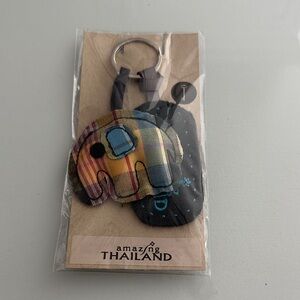 Colorful Elephant Keychain